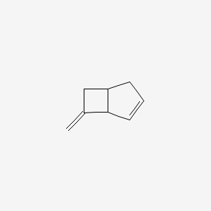 molecular formula C8H10 B14450221 7-Methylenebicyclo(3.2.0)hept-1-ene CAS No. 75960-13-3