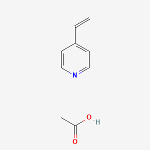 Acetic acid;4-ethenylpyridine