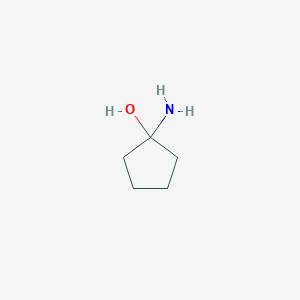 molecular formula C5H11NO B14450244 1-Aminocyclopentan-1-ol CAS No. 75059-41-5