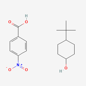 4-Tert-butylcyclohexan-1-ol;4-nitrobenzoic acid