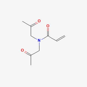 molecular formula C9H13NO3 B14450314 N,N-Bis(2-oxopropyl)prop-2-enamide CAS No. 77173-78-5