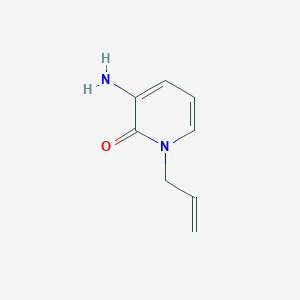 molecular formula C8H10N2O B1445033 3-氨基-1-(丙-2-烯-1-基)-1,2-二氢吡啶-2-酮 CAS No. 1248449-14-0