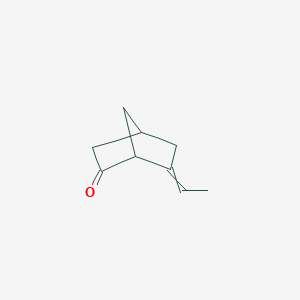 molecular formula C9H12O B14450345 6-Ethylidenebicyclo[2.2.1]heptan-2-one CAS No. 79657-43-5