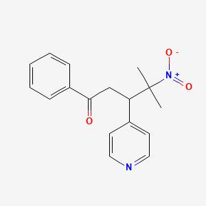 4-Methyl-4-nitro-1-phenyl-3-(pyridin-4-yl)pentan-1-one