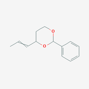 1,3-Dioxane, 2-phenyl-4-(1-propenyl)-