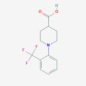 B1445046 1-(2-Trifluoromethyl-phenyl)-piperidine-4-carboxylic acid CAS No. 1059536-47-8