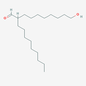 molecular formula C19H38O2 B14450462 Undecanal, 2-(8-hydroxyoctyl)- CAS No. 78661-31-1