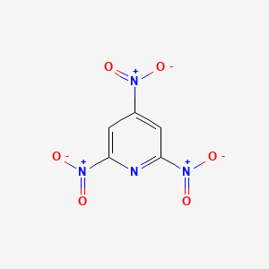 molecular formula C5H2N4O6 B14450465 2,4,6-Trinitropyridine CAS No. 78013-51-1