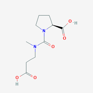 1-[(2-Carboxyethyl)(methyl)carbamoyl]-L-proline