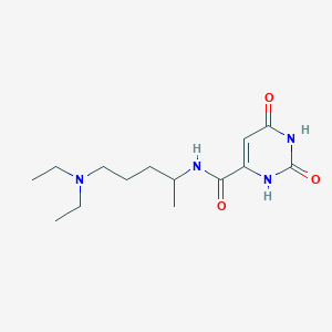 N-(5-diethylaminopentan-2-yl)-2,6-dioxo-3H-pyrimidine-4-carboxamide