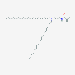molecular formula C43H86N2O B14450507 N-[3-(Dioctadecylamino)propyl]-2-methylprop-2-enamide CAS No. 76282-14-9