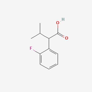 B1445056 2-(2-Fluorophenyl)-3-methylbutanoic acid CAS No. 1181574-74-2