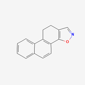 molecular formula C15H11NO B14450562 10,11-Dihydrophenanthro[2,1-d][1,2]oxazole CAS No. 79074-23-0