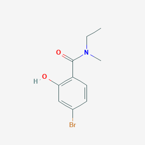 molecular formula C10H12BrNO2 B1445058 4-溴-N-乙基-2-羟基-N-甲基苯甲酰胺 CAS No. 1250229-89-0