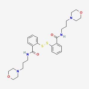 Benzamide, 2,2'-dithiobis(N-(3-(4-morpholinyl)propyl)-