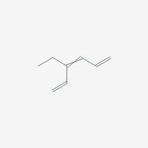 molecular formula C8H12 B14450607 3-Ethylhexa-1,3,5-triene CAS No. 79406-45-4