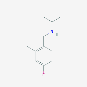 molecular formula C11H16FN B1445062 [(4-氟-2-甲基苯基)甲基](丙烷-2-基)胺 CAS No. 1247737-67-2