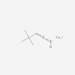 Copper(1+) 4,4-dimethylpenta-1,2-dien-1-ide