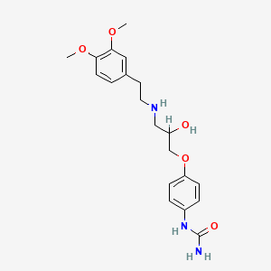 (4-(3-(3,4-Dimethoxyphenethylamino)-2-hydroxypropoxy)phenyl)urea