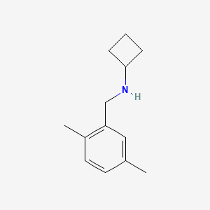 B1445075 N-[(2,5-dimethylphenyl)methyl]cyclobutanamine CAS No. 1247798-44-2