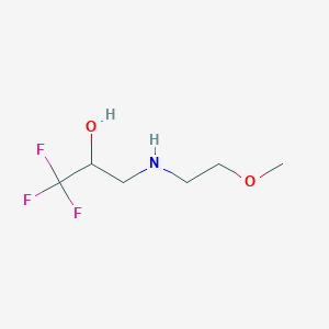 B1445080 1,1,1-Trifluoro-3-[(2-methoxyethyl)amino]propan-2-ol CAS No. 380609-27-8