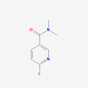 molecular formula C8H9FN2O B1445081 6-fluoro-N,N-dimethylpyridine-3-carboxamide CAS No. 1032251-82-3