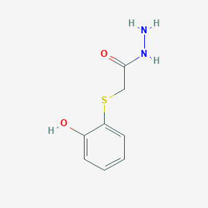 2-[(2-Hydroxyphenyl)sulfanyl]acetohydrazide
