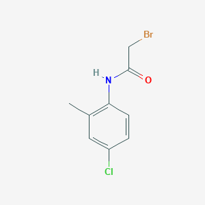 molecular formula C9H9BrClNO B1445095 2-Bromo-N-(4-chloro-2-methylphenyl)acetamide CAS No. 916595-46-5