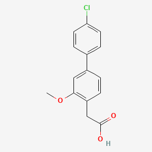 4-Biphenylacetic acid, 4'-chloro-5-methoxy-