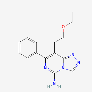 8-(2-Ethoxyethyl)-7-phenyl[1,2,4]triazolo[4,3-c]pyrimidin-5-amine