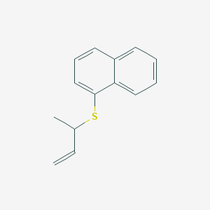 1-[(But-3-en-2-yl)sulfanyl]naphthalene