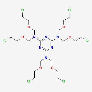 s-Triazine-1,3,5-triamine, hexakis(2-choroethoxymethyl)-