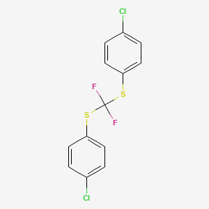 1,1'-[(Difluoromethylene)disulfanediyl]bis(4-chlorobenzene)