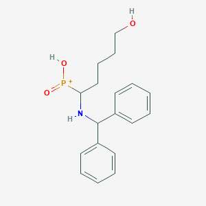 Phosphinic acid, [1-[(diphenylmethyl)amino]-5-hydroxypentyl]-