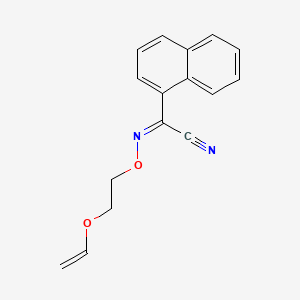 1-Naphthaleneacetonitrile, alpha-((2-(ethenyloxy)ethoxy)imino)-