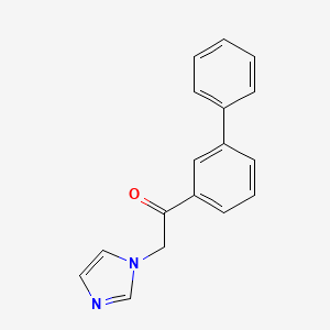 1-(Biphenyl-3-yl)-2-(1h-imidazol-1-yl)ethanone