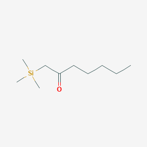 1-(Trimethylsilyl)heptan-2-one