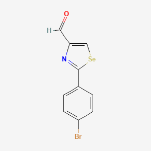 2-(4-Bromophenyl)-1,3-selenazole-4-carbaldehyde