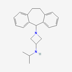 N-propan-2-yl-1-(2-tricyclo[9.4.0.03,8]pentadeca-1(15),3,5,7,11,13-hexaenyl)azetidin-3-amine