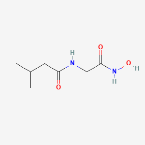 Butanamide, N-(2-(hydroxyamino)-2-oxoethyl)-3-methyl-