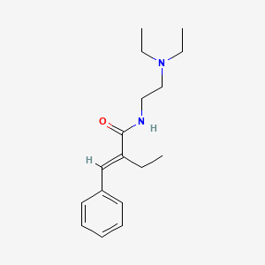 N-(2-(Diethylamino)ethyl)-alpha-ethylcinnamamide