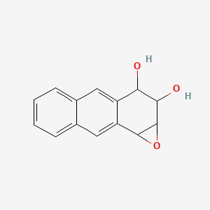 1a,2,3,9b-Tetrahydroanthra(1,2-b)oxirene-2,3-diol