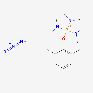 Tris(dimethylamino)(2,4,6-trimethylphenoxy)phosphanium azide