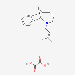 2-(3-Methyl-2-butenyl)-1,2,3,4,5,6-hexahydro-1,6-methano-2-benzazocine oxalate