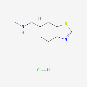 4,5,6,7-Tetrahydro-N-methyl-6-benzothiazolemethanamine hydrochloride