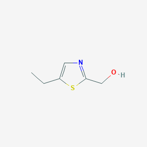 molecular formula C6H9NOS B1445160 (5-Ethyl-1,3-thiazol-2-yl)methanol CAS No. 1340572-19-1
