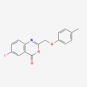 6-Iodo-2-[(4-methylphenoxy)methyl]-4H-3,1-benzoxazin-4-one