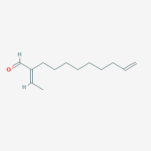 2-Ethylideneundec-10-en-1-al