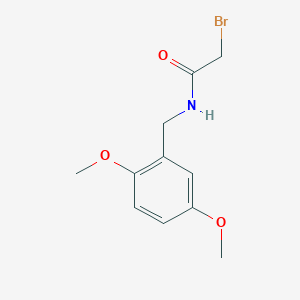 molecular formula C11H14BrNO3 B1445166 2-Bromo-n-(2,5-dimethoxybenzyl)acetamide CAS No. 1378460-07-1