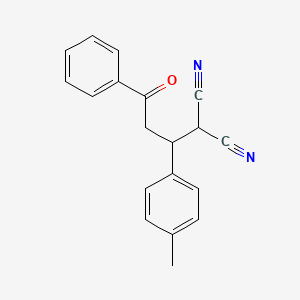 Propanedinitrile, [1-(4-methylphenyl)-3-oxo-3-phenylpropyl]-